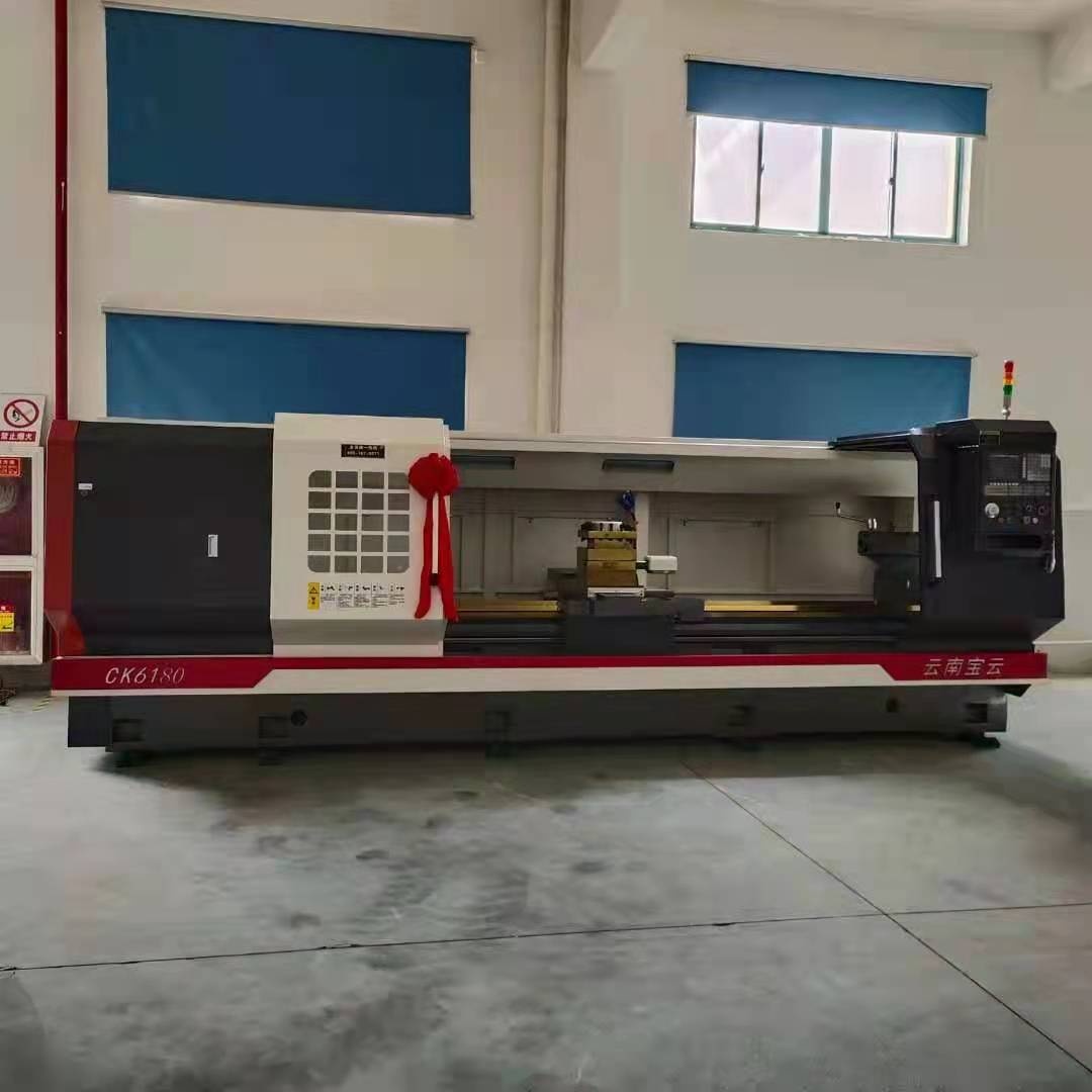 寶雲CK6180數控車床安裝調試完成1